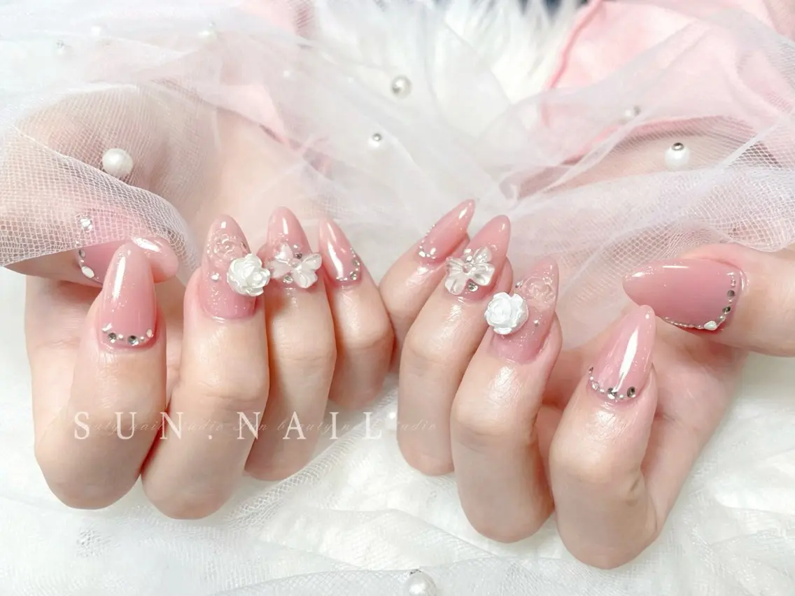 ネイル ハンドネイル ハンドケア SUN nail上本町のネイルデザイン