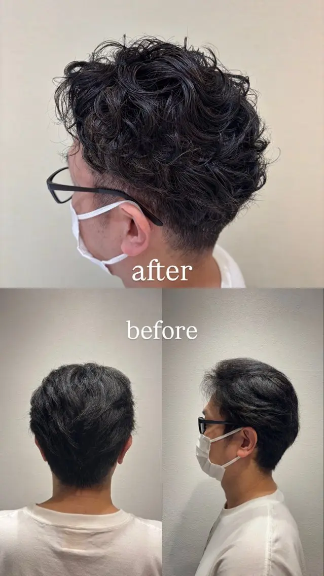 パーマ メンズ 島貫 陽香のヘアスタイル