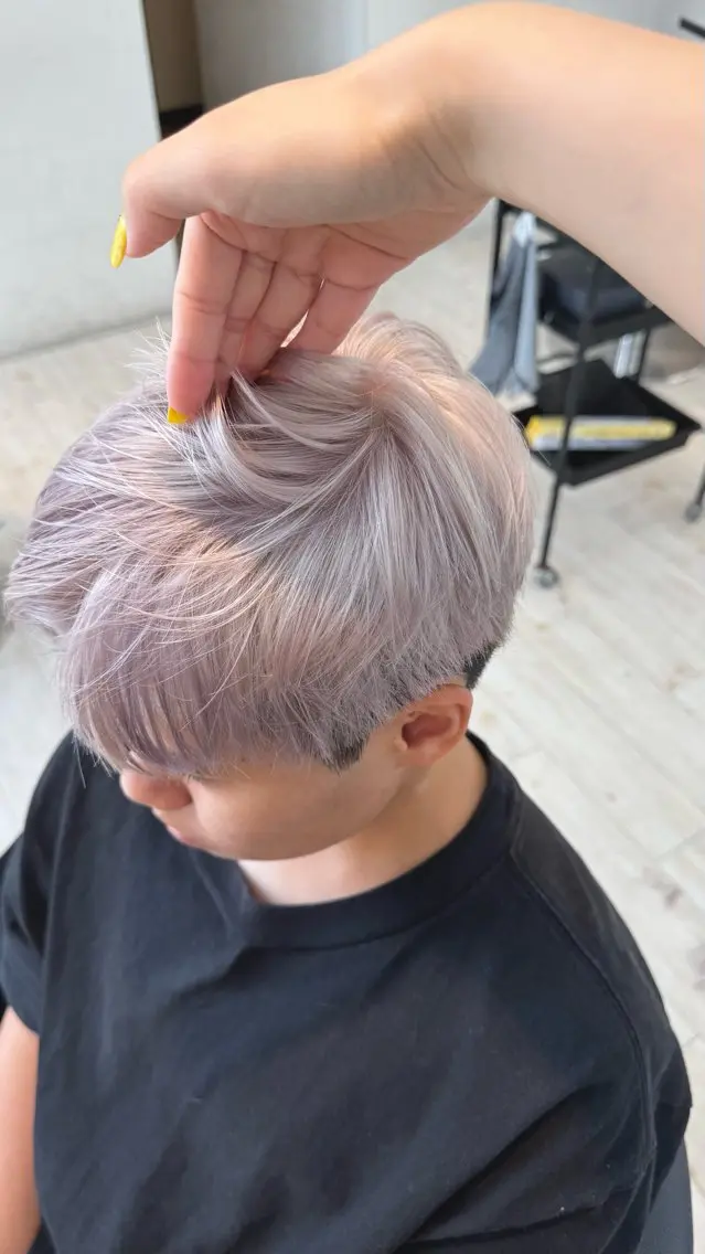 カラー メンズ カット ヘアカラー トリートメント rinko/メンズ/ ブリーチカラー/栄のヘアスタイル