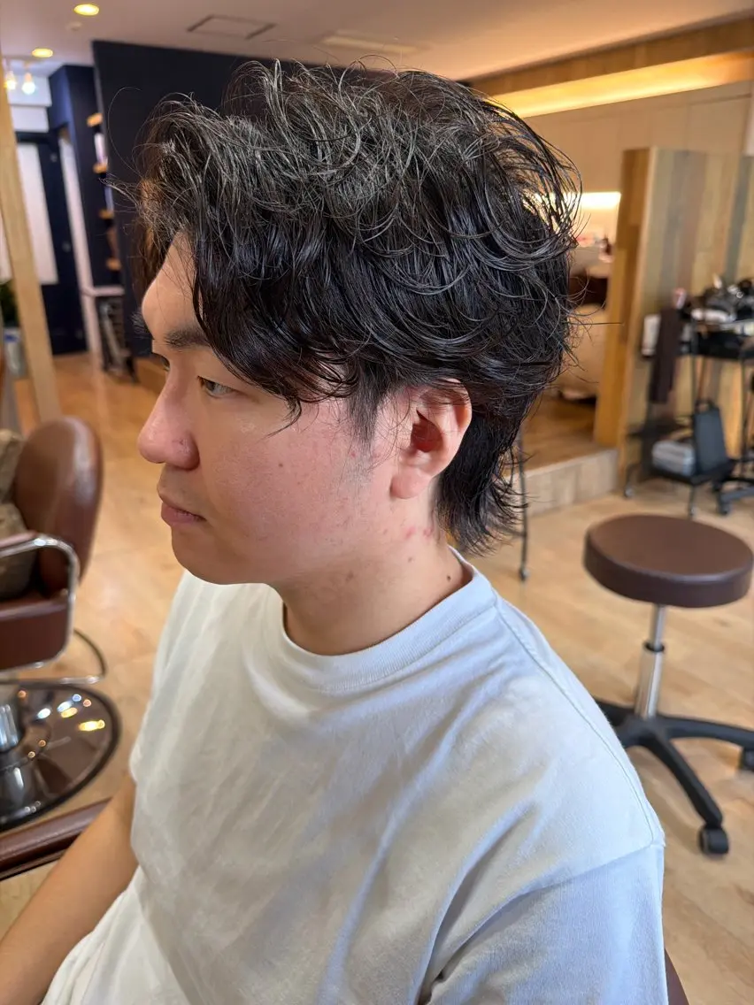 ショート パーマ メンズ 札幌メンズ特化美容師 T4ICHIのヘアスタイル