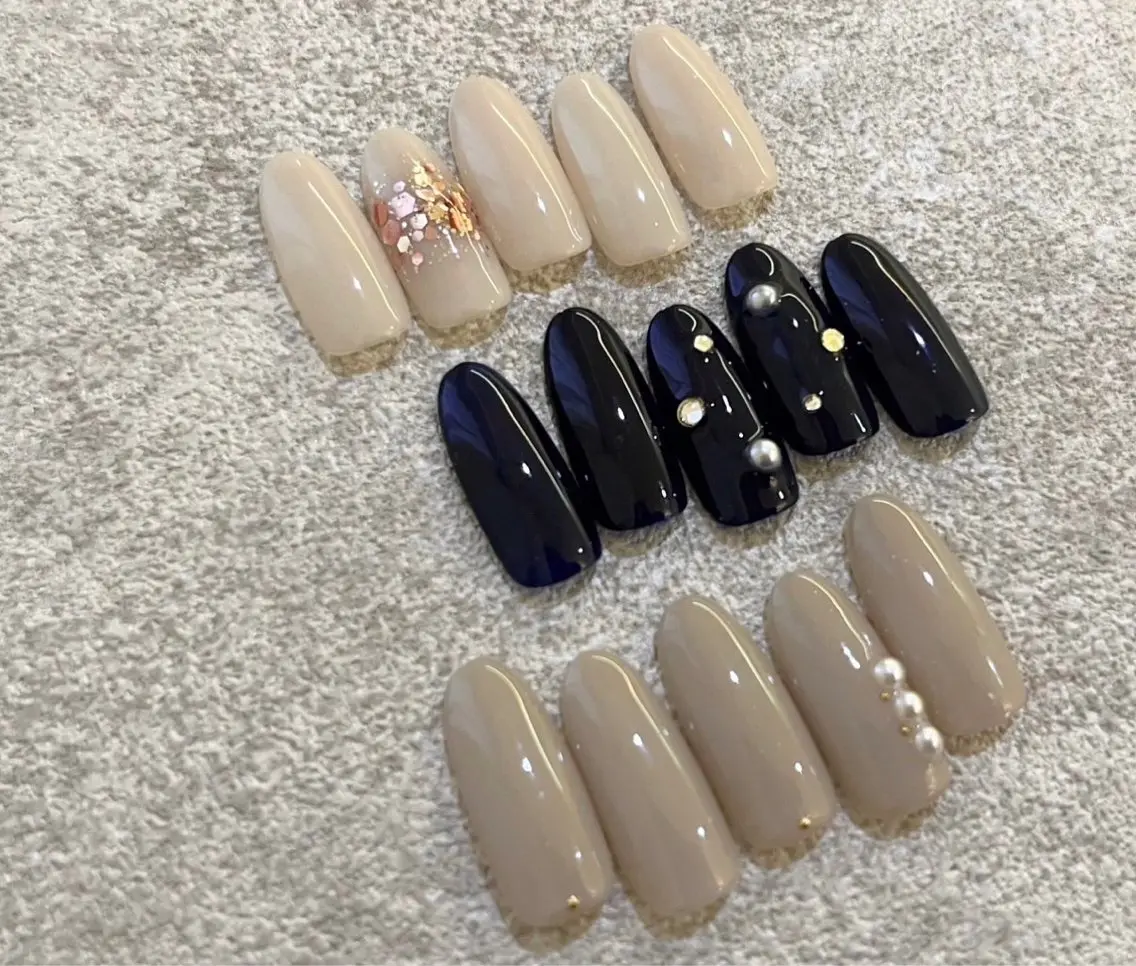 ネイル シンプルネイル joieange浜元 心斎橋店Nail🦋のネイルデザイン