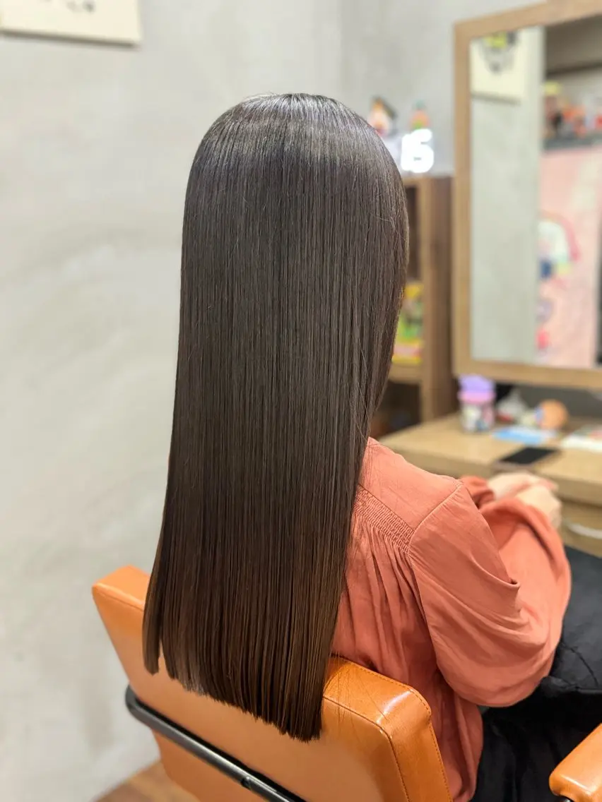 ロング 縮毛矯正&髪質改善 ⭐️OGUのヘアスタイル