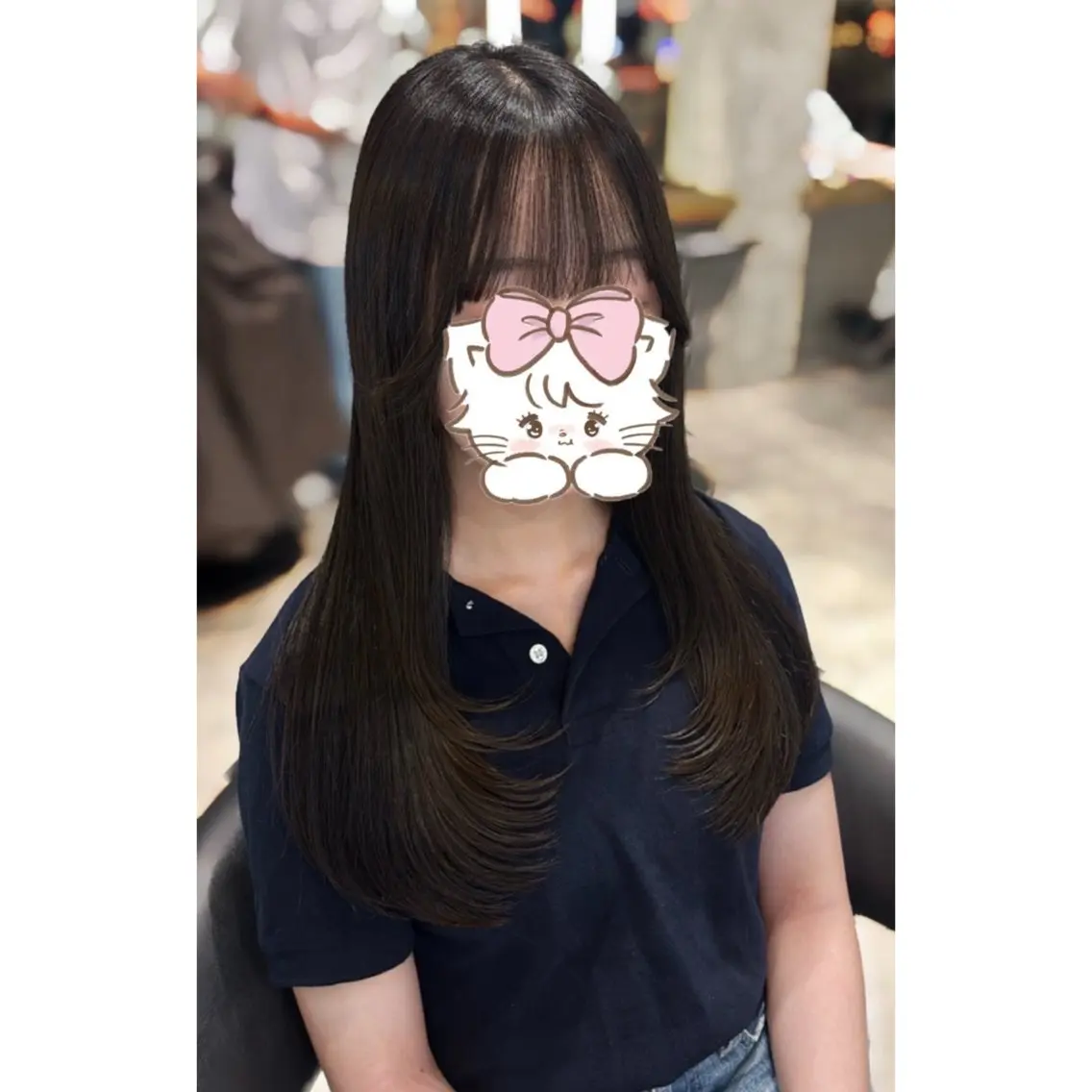 ロング レイヤーカット Rino 🎀🖤のヘアスタイル