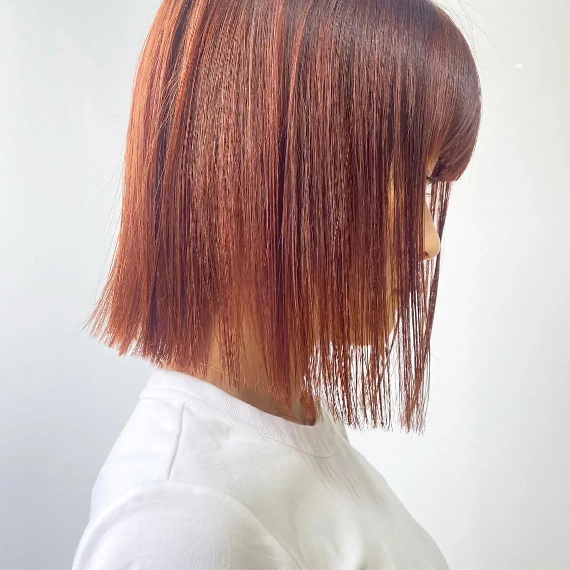 ショート カラー ヘアアレンジ ボブ 福岡似合わせレイヤー /ウルフ/ハイトーンのヘアスタイル