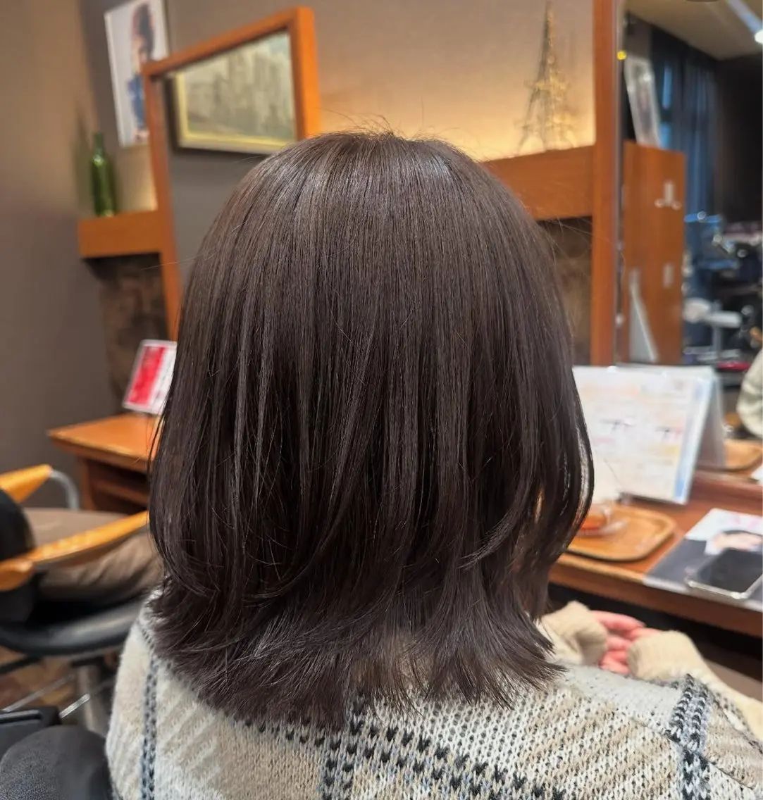 ミディアム 🎀きつない みゆ🎀のヘアスタイル