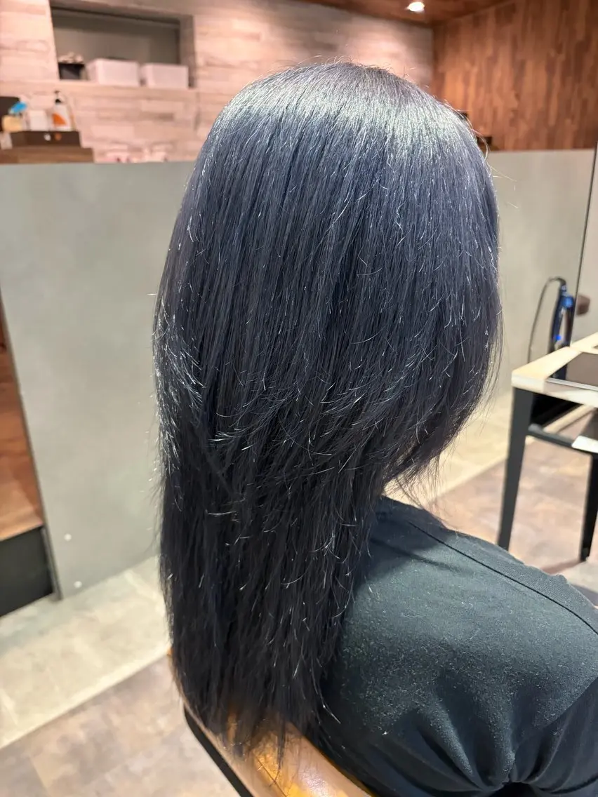 ロング カット ✨縮毛矯正モデル✨ RURUのヘアスタイル