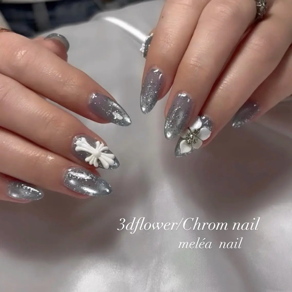 ネイル アートネイル マグネットネイル ハンドネイル miho meléanailのネイルデザイン
