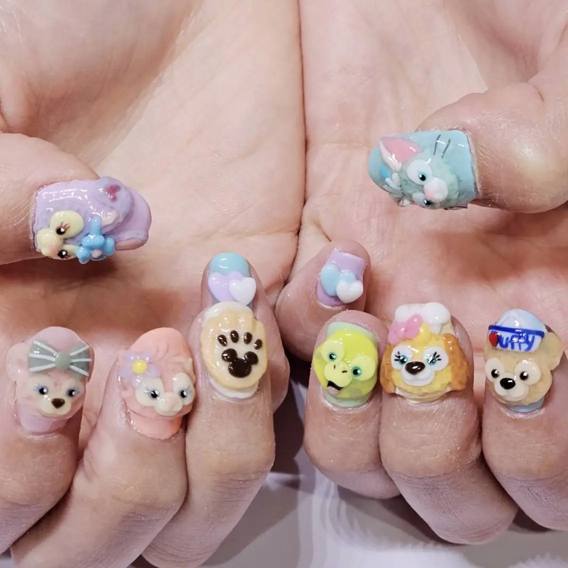 ネイル アートネイル パステルネイル ハンドネイル よしだ ひろきのネイルデザイン