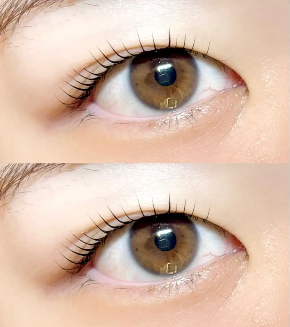 マツエク・マツパ ナチュラル パリジェンヌラッシュリフト まつげパーマ 一重×まつ毛パーマ 表参道eyelist KONOMIのマツエク・マツパデザイン