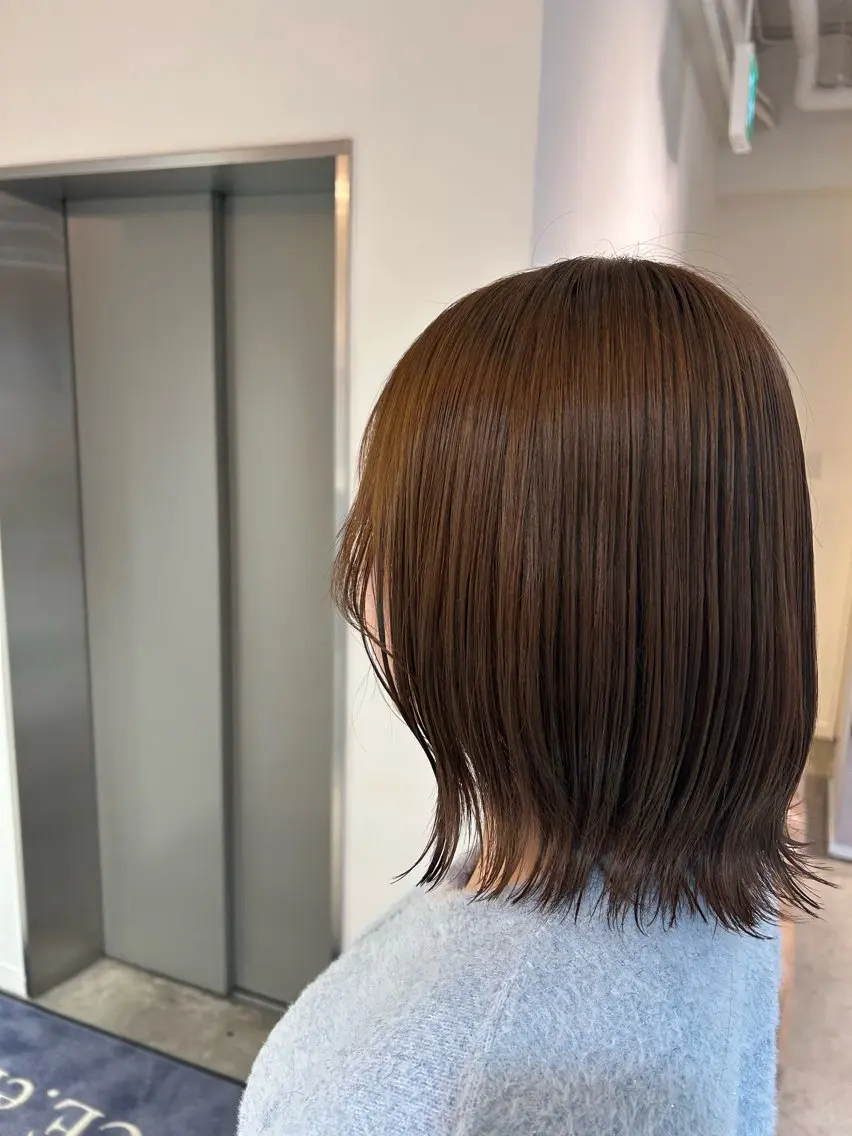ショート カット ヘアカラー トリートメント 蓮池 愛海のヘアスタイル