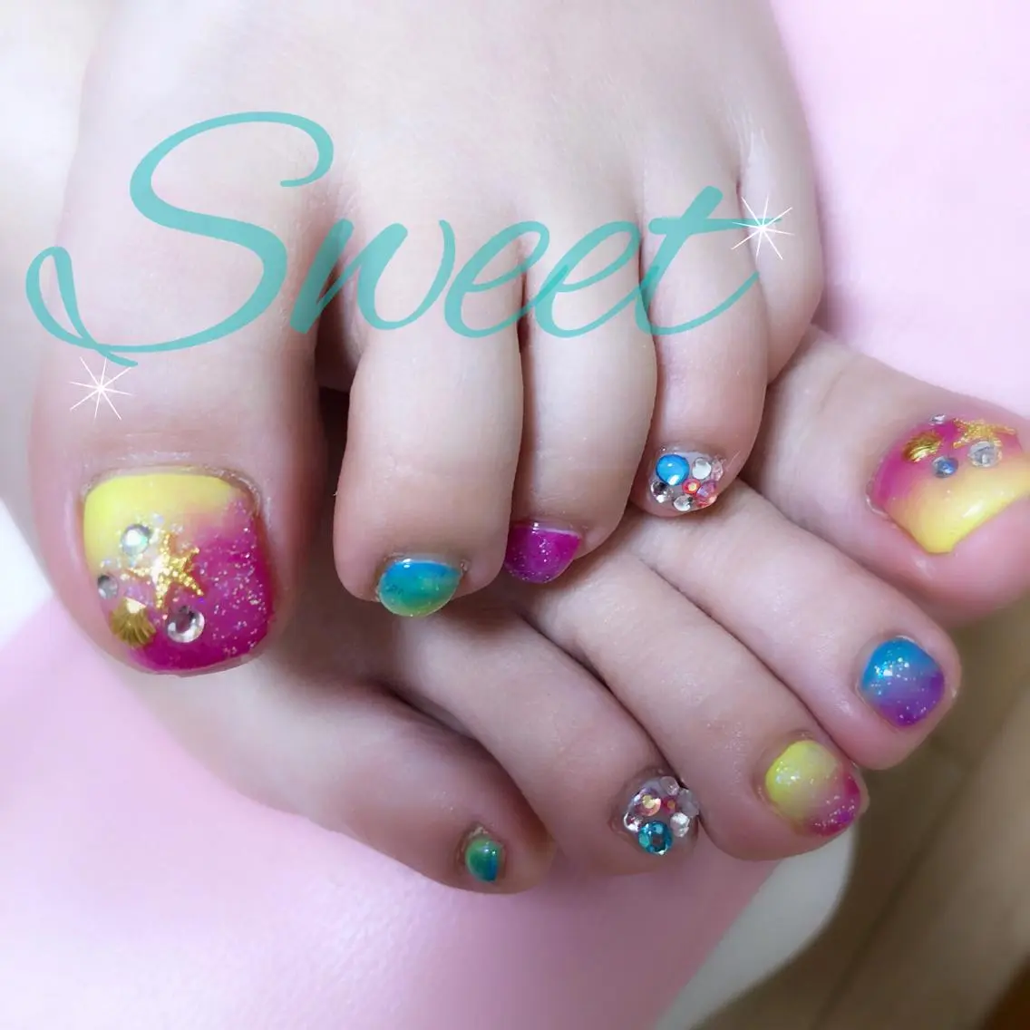 ネイル sweet 仲野陽子のネイルデザイン