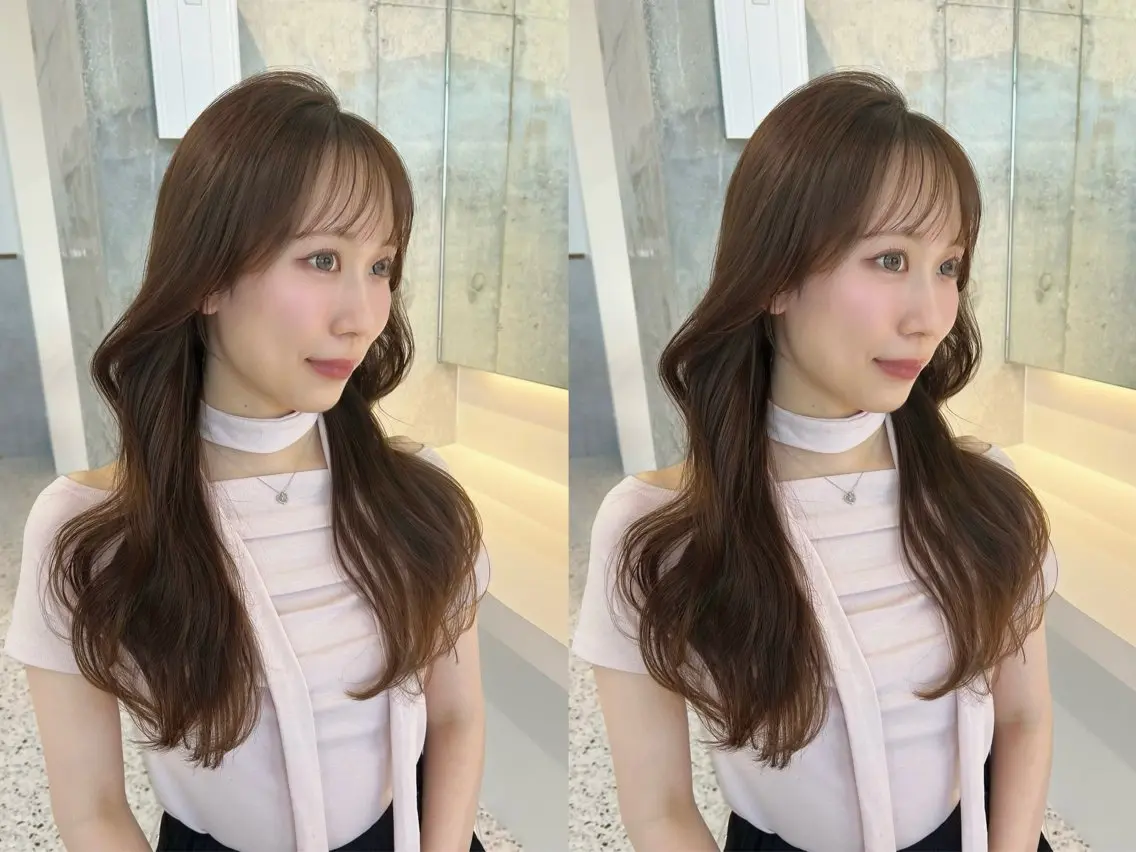 ロング レイヤーカット 🎀透明感カラー shizuka🎀のヘアスタイル