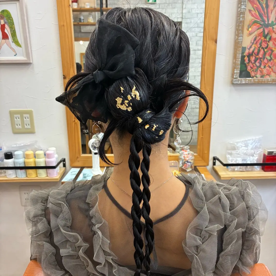 ロング ヘアアレンジ 成人式 結婚式・ブライダル トリートメント ヘアセット KAREN🕊️ 大宮美容室のヘアスタイル