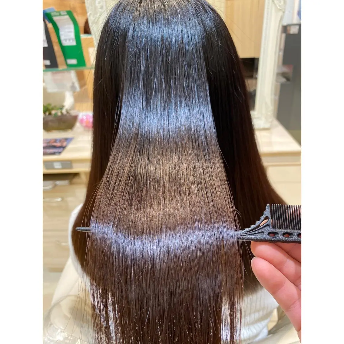 ロング パーマ カット ヘアカラー トリートメント 髪質改善/茅ヶ崎 マツモト リョウのヘアスタイル