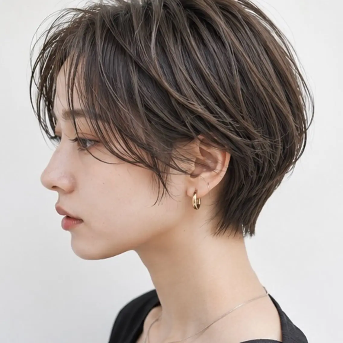 ショート カット ヘアカラー トリートメント カット特化 /BLUET/新宿のヘアスタイル