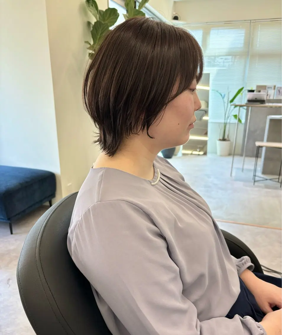 ショート ショートヘア ウルフカット カット ヘアカラー トリートメント 鈴村祐也/ショート /縮毛矯正のヘアスタイル