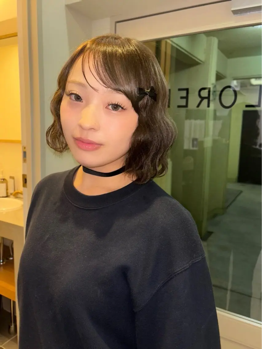 ミディアム ヘアカラー カラーモデル/ wakana🫐💟のヘアスタイル