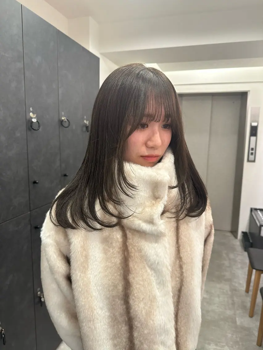 【ご新規様限定💫】🩵前髪・顔まわりカット＋カラー🩵補修トリートメント付き🫧の写真
