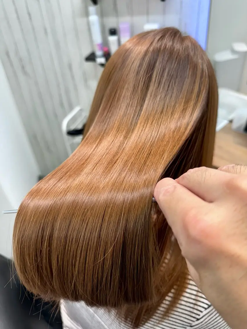 ロング カラー 髪質改善 艶髪改善師/高橋潤 /縮毛矯正のヘアスタイル