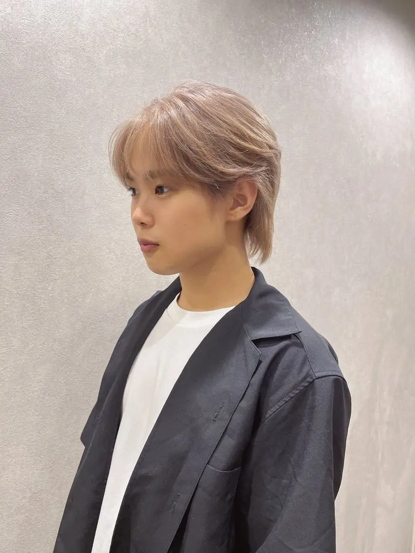 メンズ 高評価多数◎ コテ巻きパーマ星明夏のヘアスタイル
