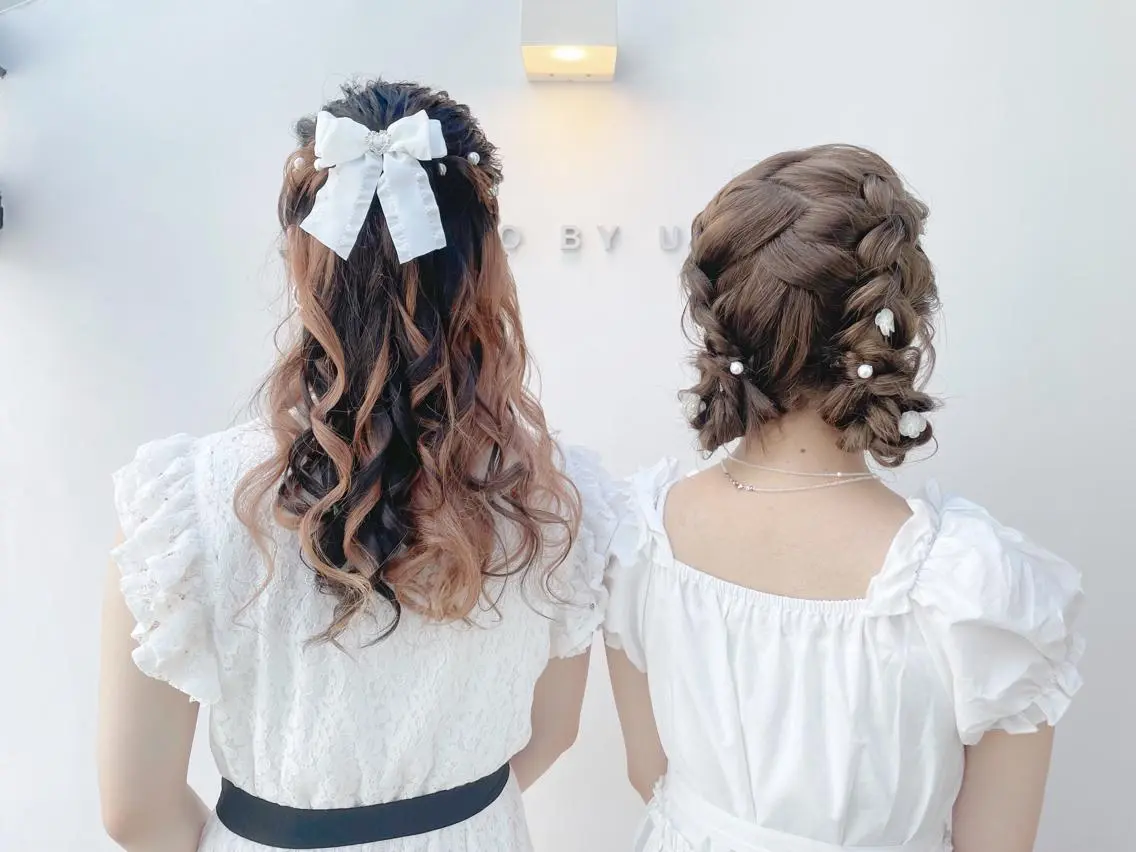 ライブやイベントに🩷アレンジヘアセットの写真