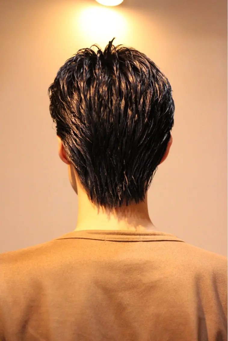 ミディアム 池田 京太のヘアスタイル