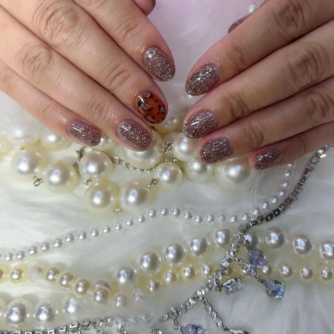 ネイル フラッシュネイル キラキラネイル 持ち込み my nail plus野江内代のネイルデザイン