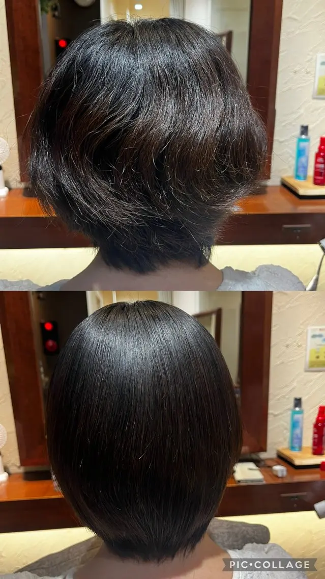 ショート 縮毛矯正 ✂️髪質改善 kane✂️のヘアスタイル