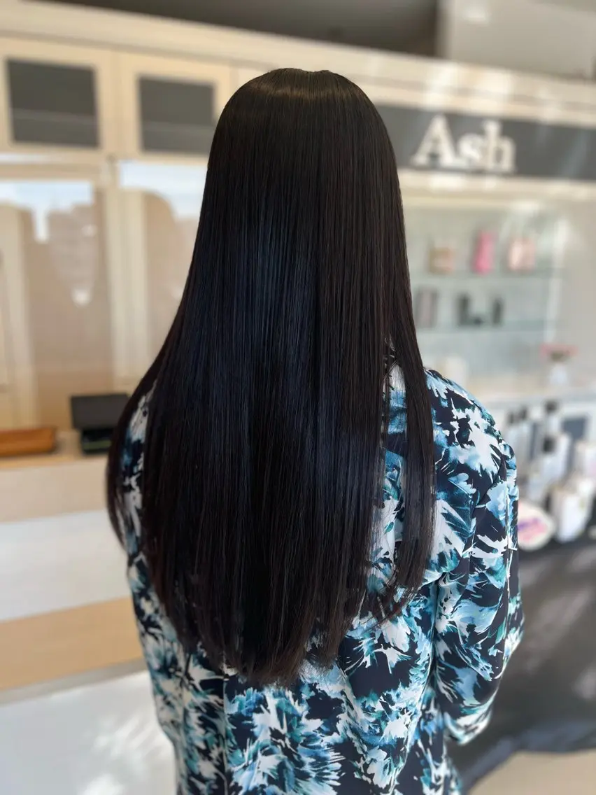 ロング パーマ カット 縮毛矯正 トリートメント 金子 直樹のヘアスタイル