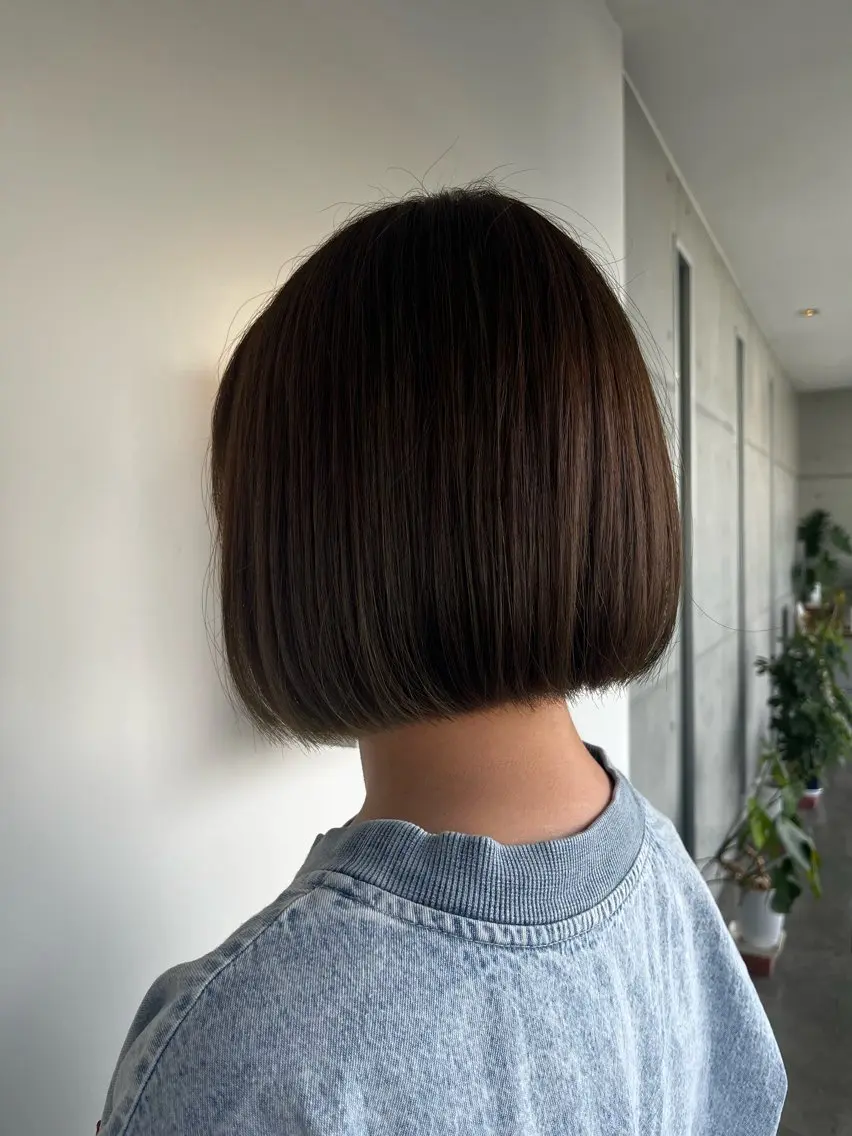 ショート ボブ おせ ちさとのヘアスタイル