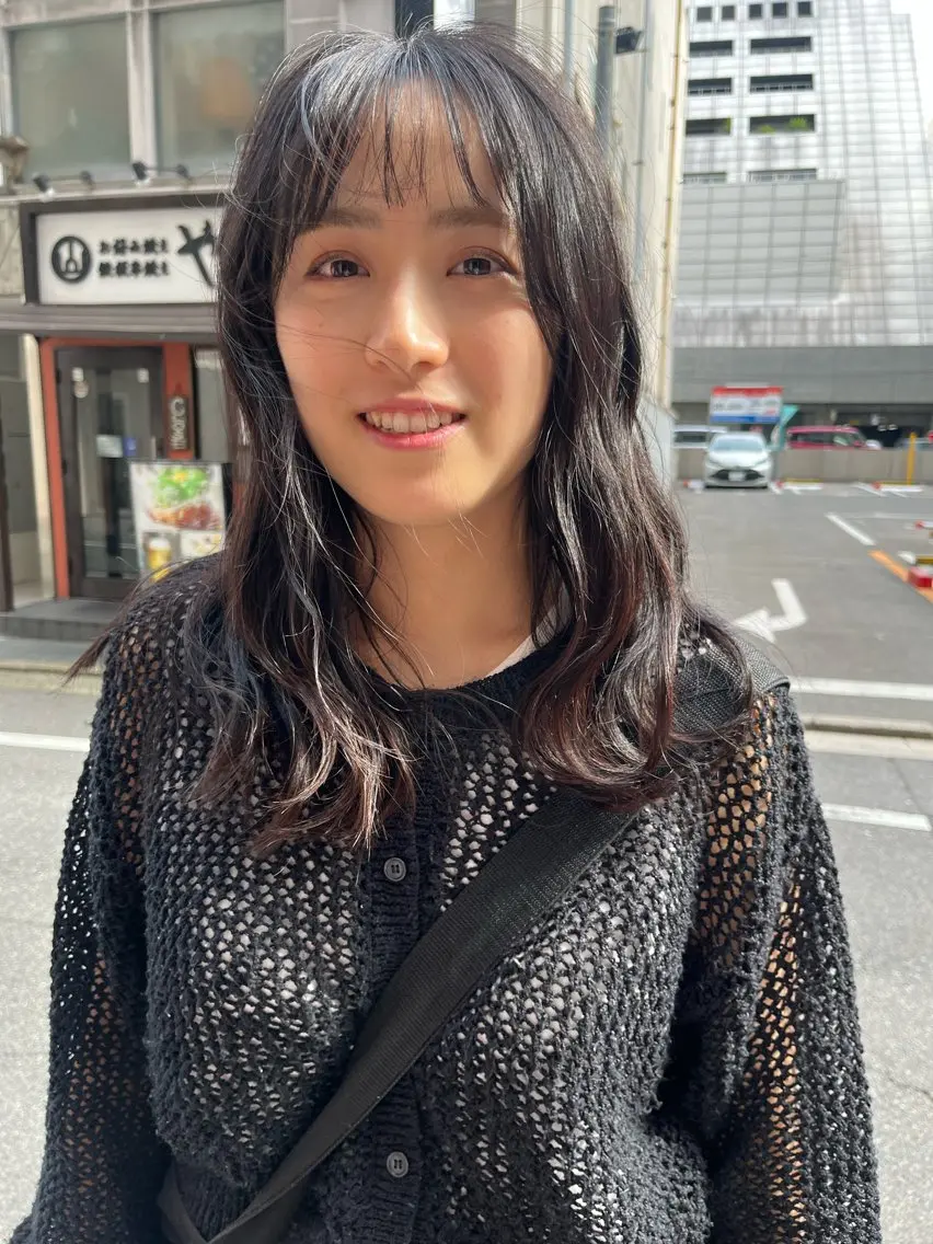 カラー くるみ🩰/ボブ レイヤー/暖色カラーのヘアスタイル