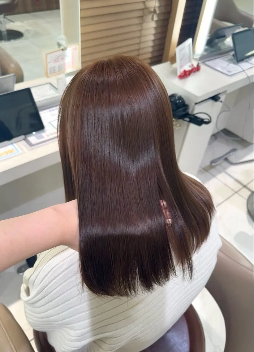 ロング カラー 透明感カラー 北島亜弥/髪質改善 /カラーのヘアスタイル