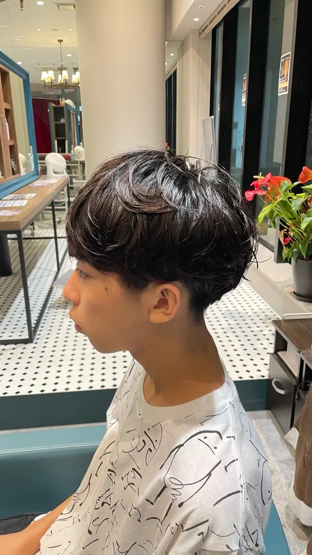 パーマ 河端 春綺のヘアスタイル