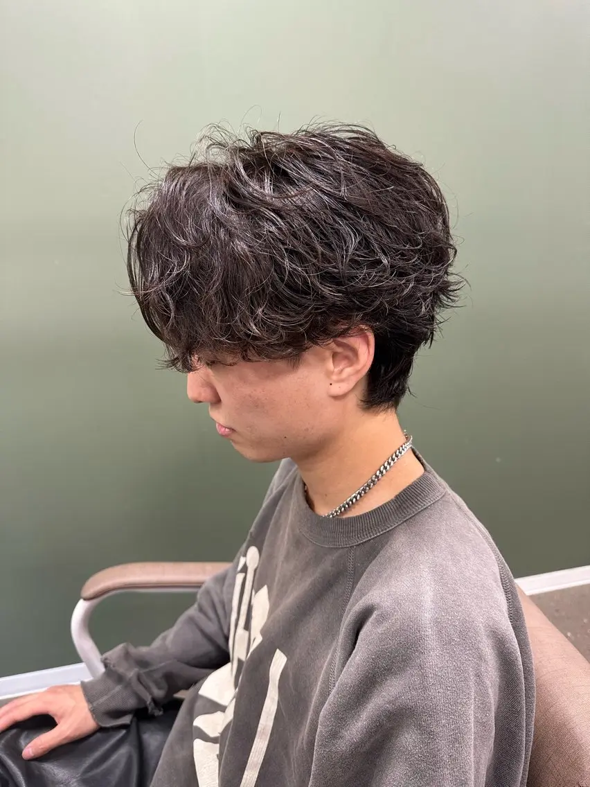 パーマ メンズ メンズパーマ TELA HAIR 副代表RIKUのヘアスタイル