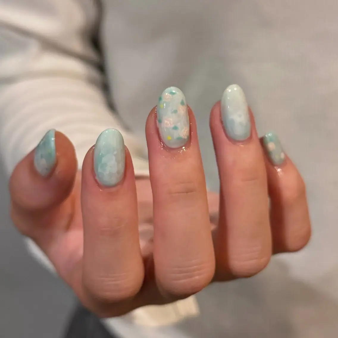 ネイル 春ネイル ハンドネイル NORA南青山/ kanohaのネイルデザイン