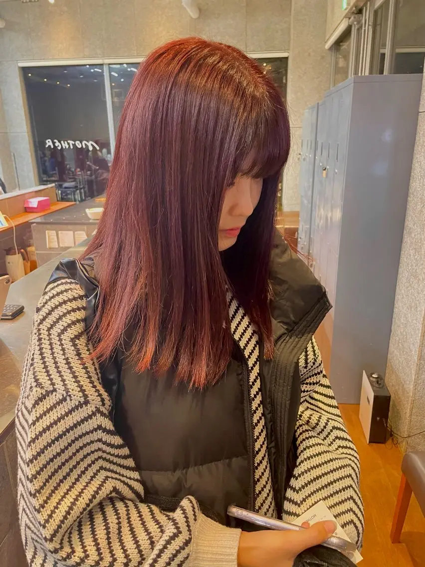 【リピーター様限定】🍋ブリーチ無しダブルカラー+メンテナンスカット+2stepトリートメントの写真