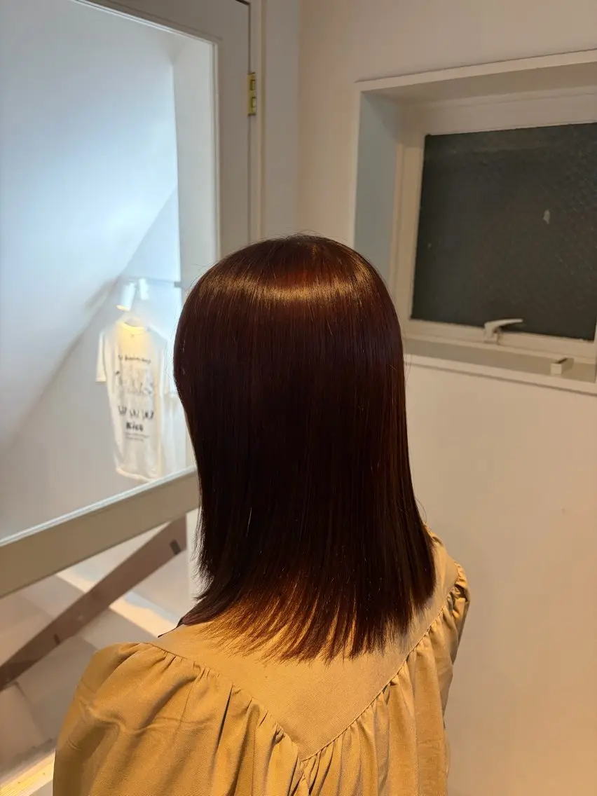 カラー ピンクカラー 艶カラー✨レイヤー/ メンズカット田中佑季のヘアスタイル