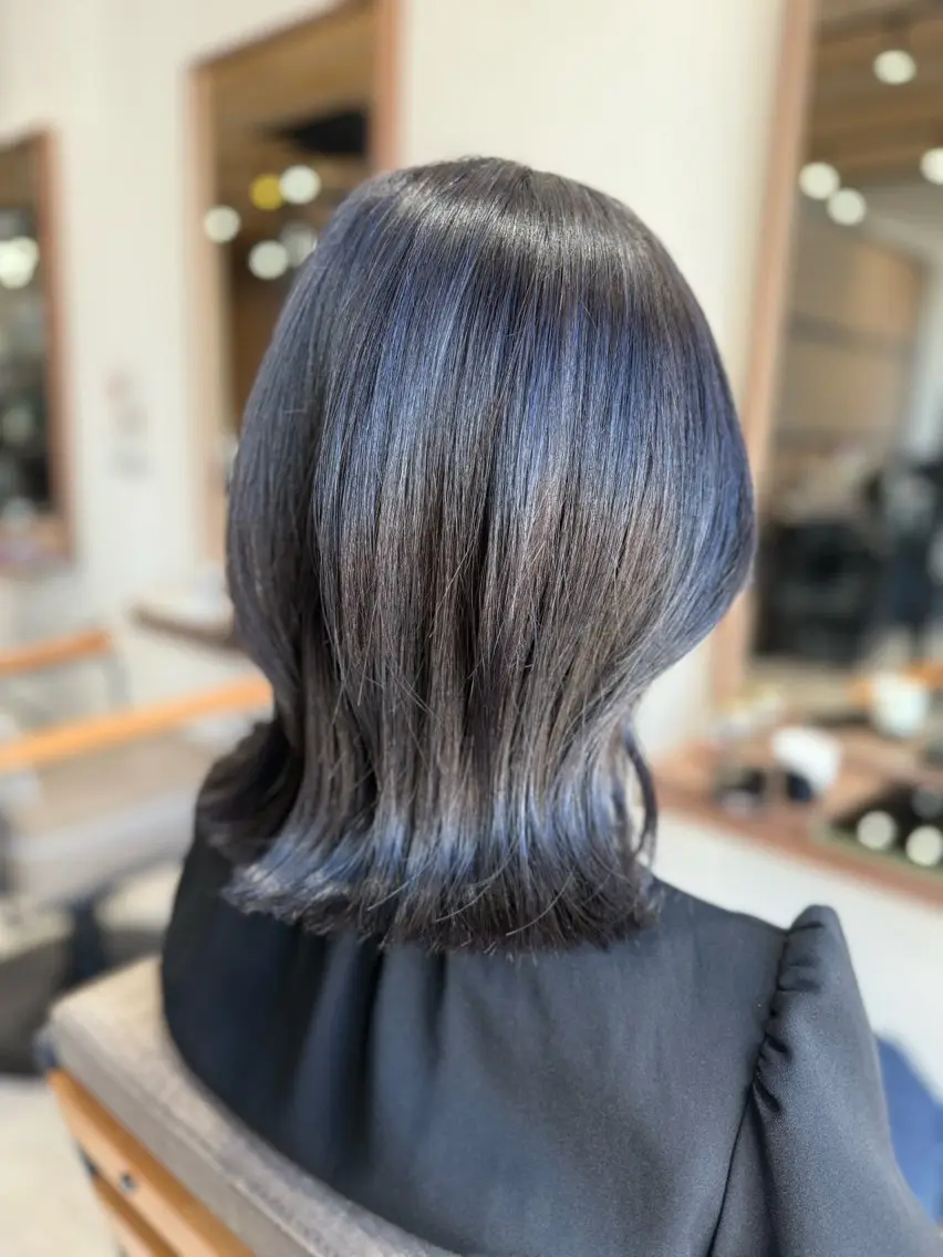 ミディアム カット ヘアカラー トリートメント 🌺海外レイヤー/ 髪質改善🌺舟橋瑞稀のヘアスタイル
