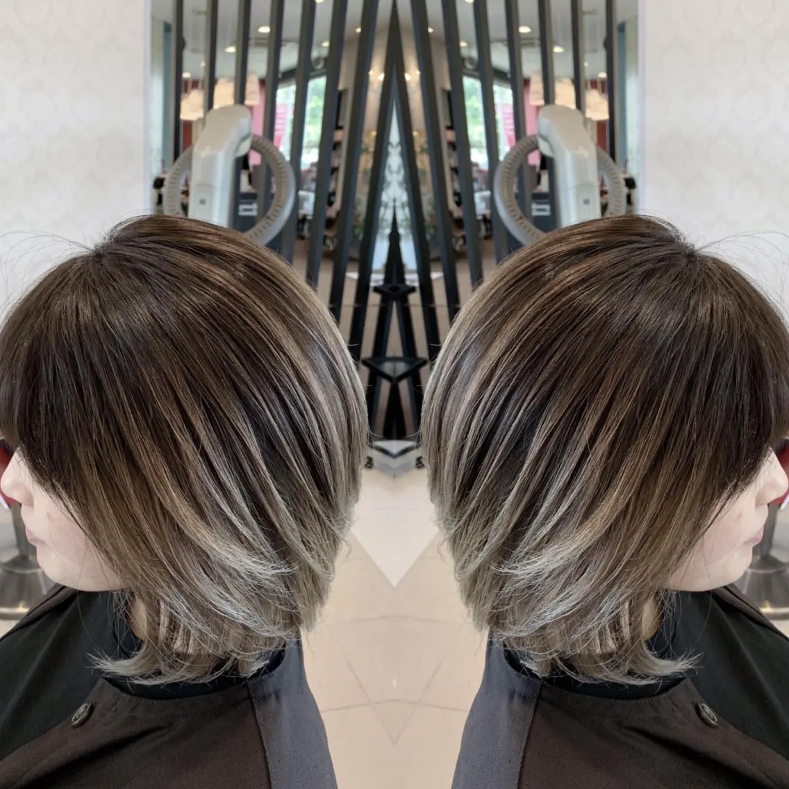 ミディアム カラー EARTH石巻店 尾形 裕のヘアスタイル