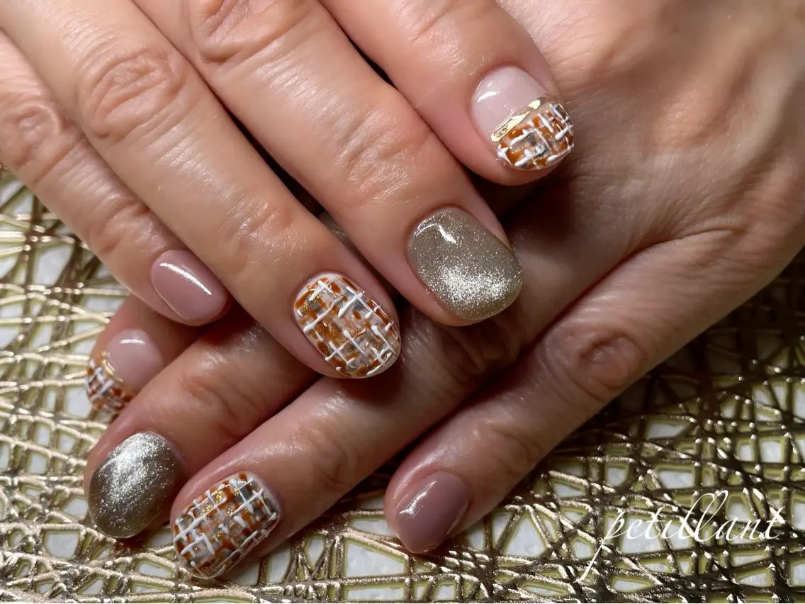 ネイル ピンク nail salon petillantのネイルデザイン