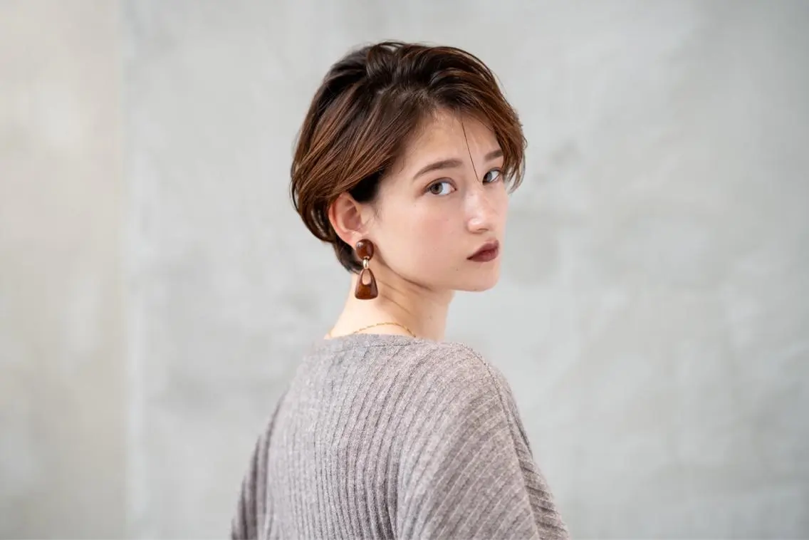 ショート カラー カット ヘアカラー トリートメント 🉐レイヤー/塩見 弘樹🉐渋谷のヘアスタイル