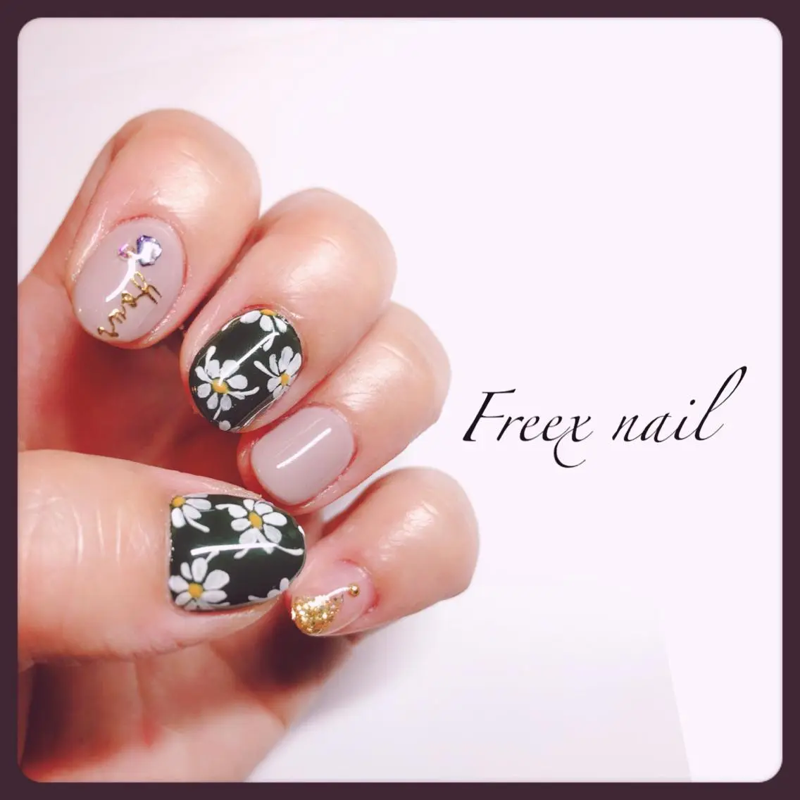 ネイル フラワーネイル freex nail /ニュアンス/個性派のネイルデザイン