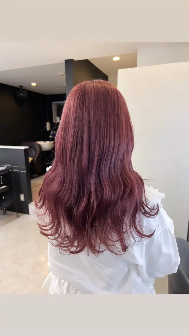 ロング カラー ラベンダーカラー ピンクカラー ピンクラベンダー カット ヘアカラー トリートメント レイヤー/ブリーチ/ エクステ💫ひかるのヘアスタイル