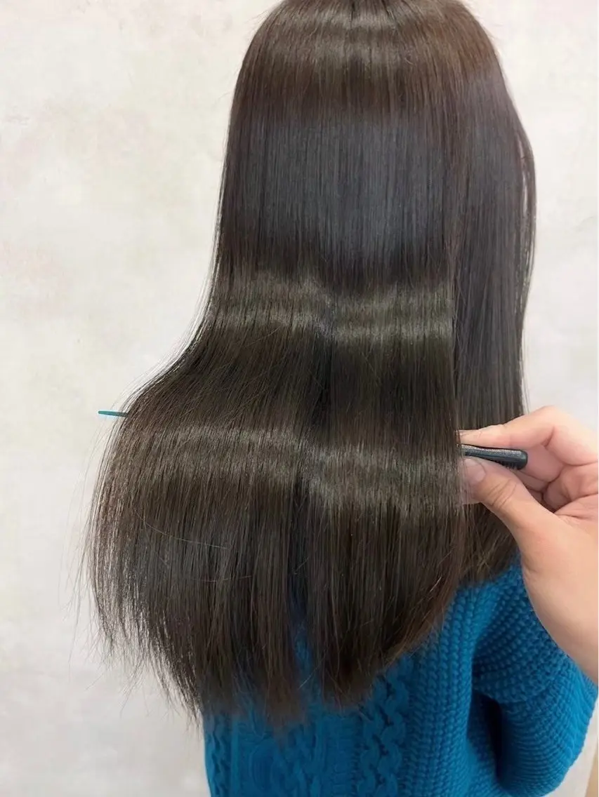 セミロング 🫧縮毛矯正 かとうよしき🫧のヘアスタイル