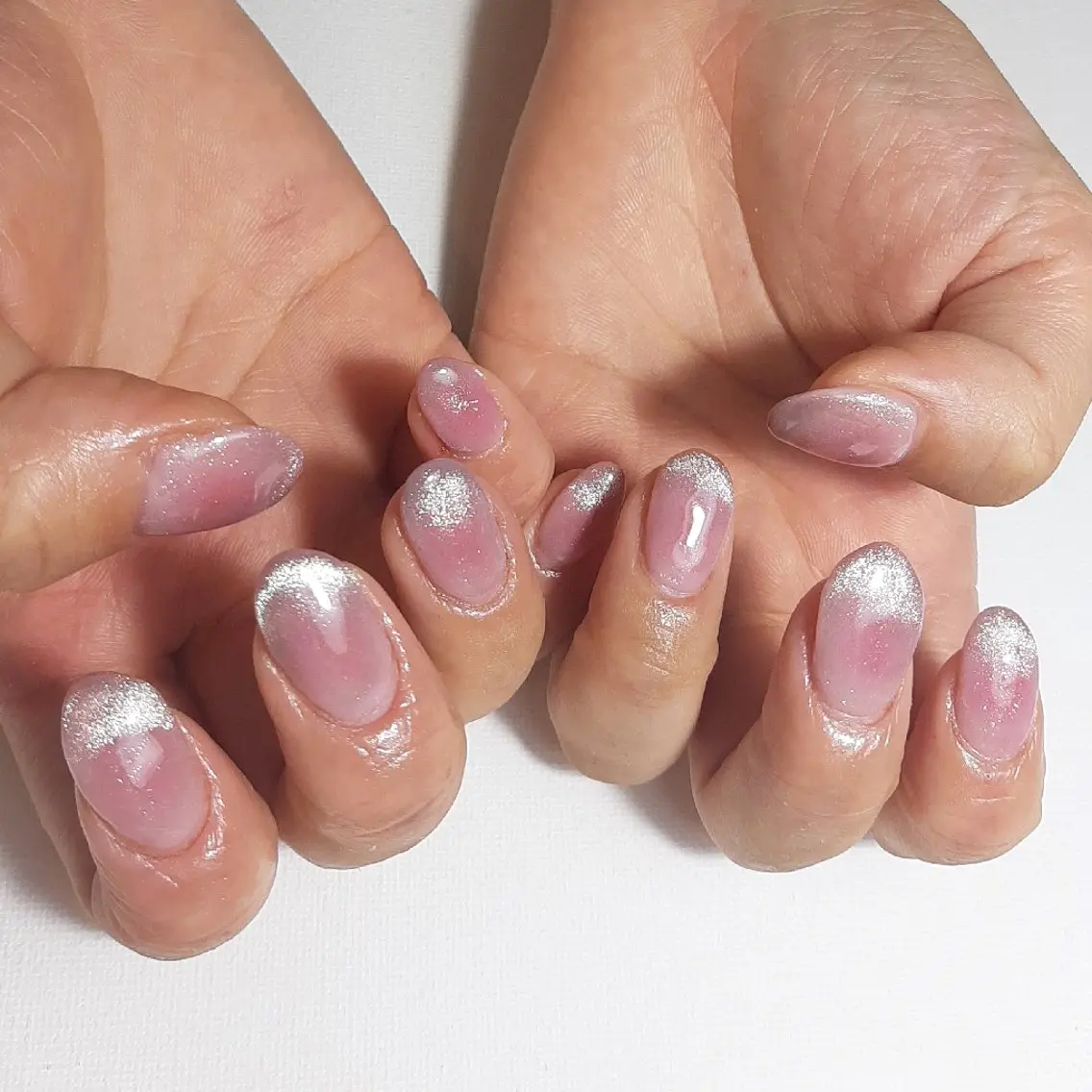 ネイル チークネイル ジェルネイル マグネットネイル 持ち込み ショートネイル owlnail /持込みデザイン専門のネイルデザイン