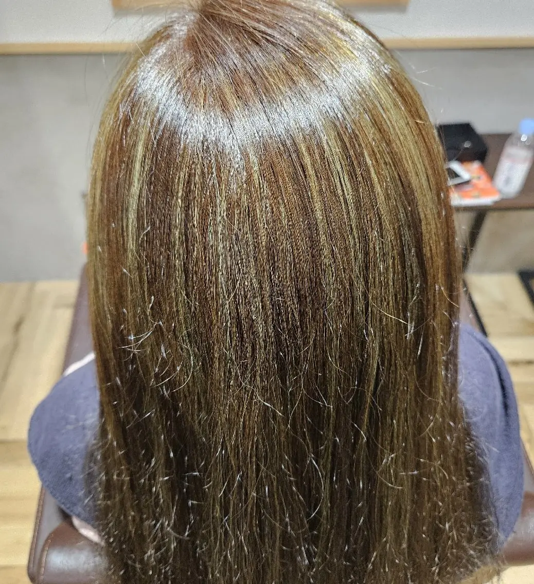 カラー ロング ハイライトカラー ハイライト ✨Yuka ✂️ハイライト💕のヘアスタイル