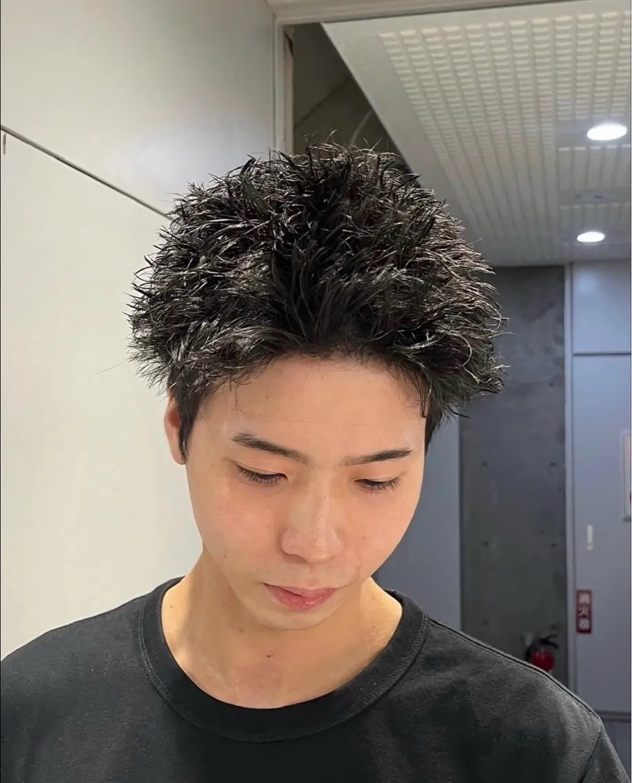 メンズカット+髪質改善の写真