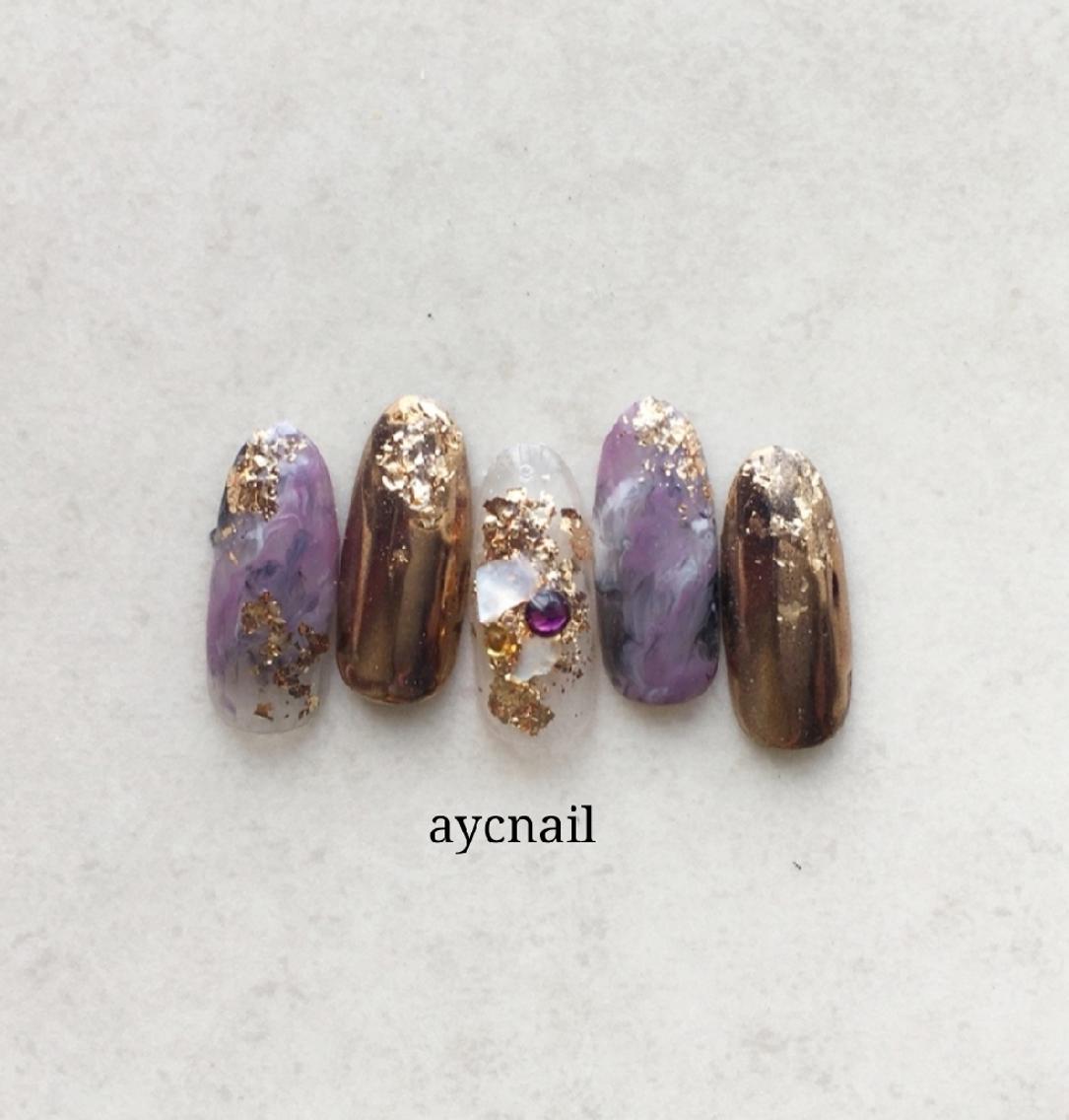 ネイル ハロウィン ハンドネイル 推しネイル | 　aycnailのネイルデザイン
