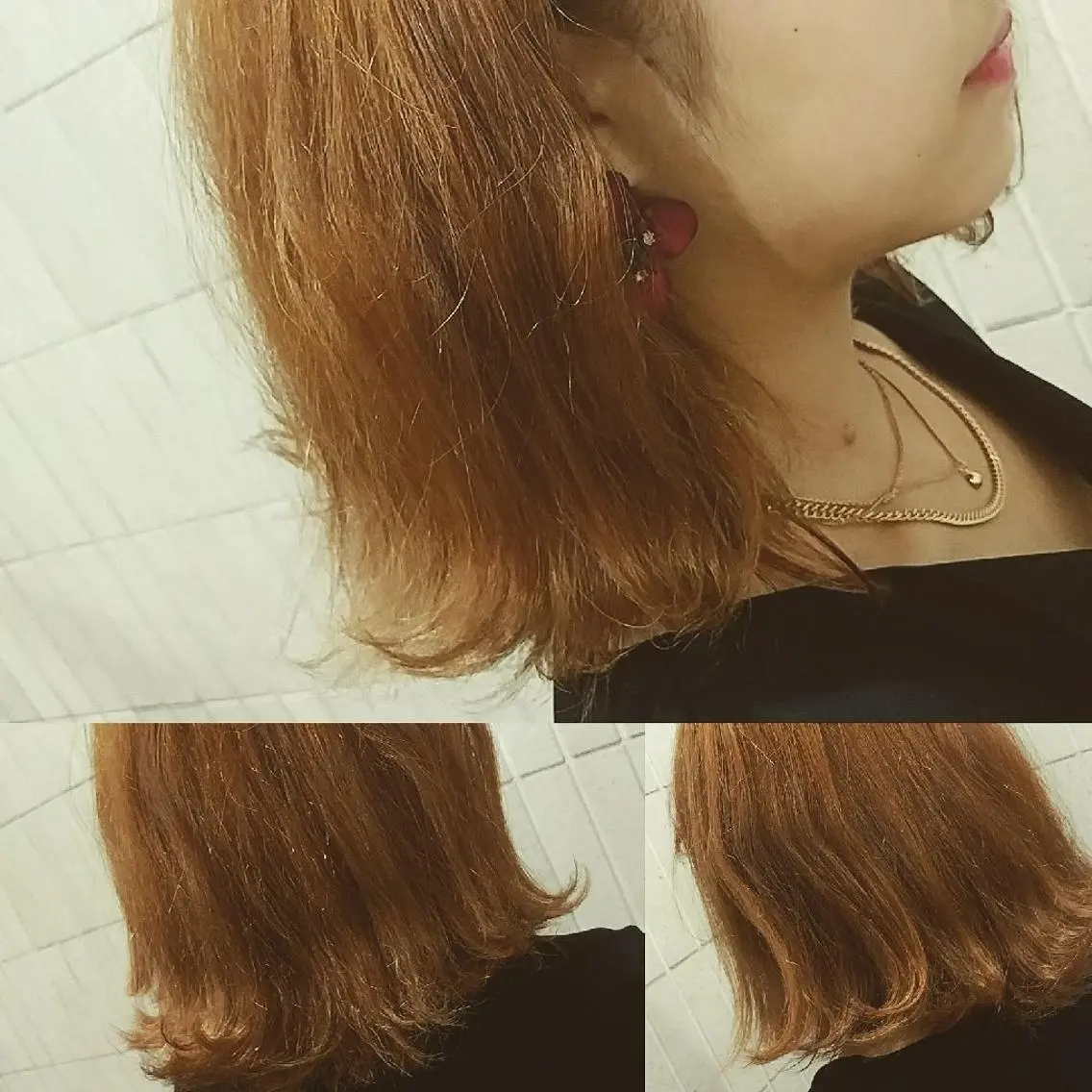 ミディアム カラー ヘアアレンジ Cecilhair 店長松本のヘアスタイル