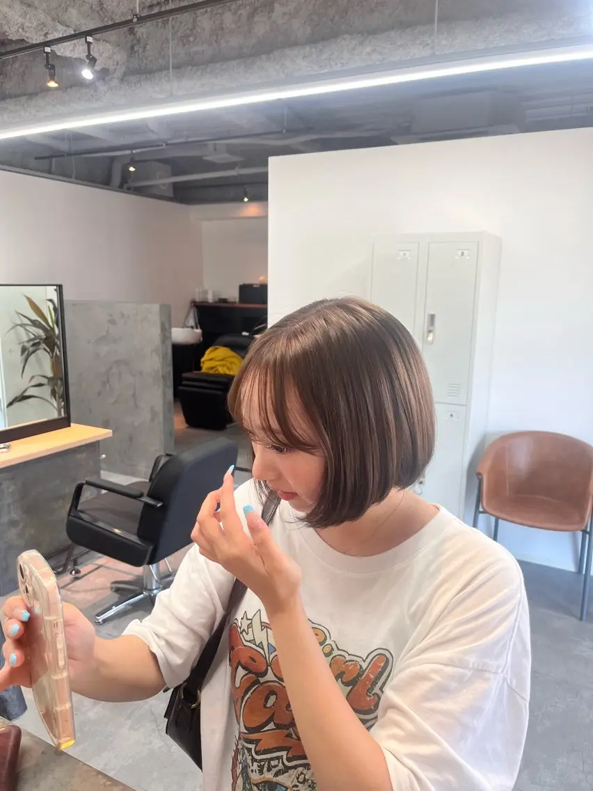 カラー 前 侃太のヘアスタイル